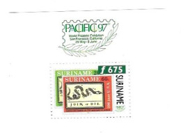 Surinam Mnh ** 1997 Sheet With Snake - Suriname