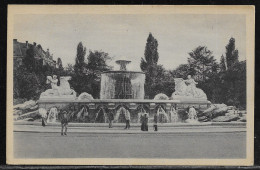 Germany.   Munich. The Wittelsbacher Fountain In Maximiliansplatz. Illustrated View Posted Postcard - München