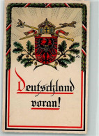 10713307 - Serie 3408/4  Deutschland Voran   WK I Schwert Adler Eichenlaub Prachtkarte - Weltkrieg 1914-18