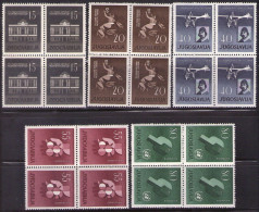 Yugoslavia 1960 - Significant Jubilees - Mi 930-934 - MNH**VF - Nuevos