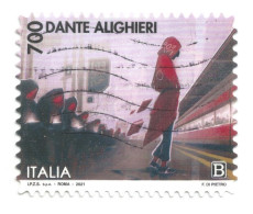 (REPUBBLICA ITALIANA) 2021, DANTE ALIGHIERI, PURGATORIO - Francobollo Usato - 2021-...: Used