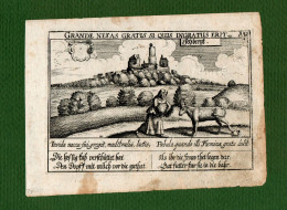 ST-DE Burg Vetzberg - Fetzbergk 1630~ Daniel Meisner GRANDE NEFAS GRATIS SI QUIS INGRATUS ERIT - Estampes & Gravures
