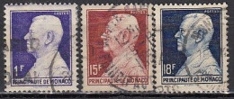 MONACO  373, 379-380, Gestempelt, Freimarken, 1949 - Usados