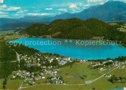 73491825 Seelach Klopeinersee Fliegeraufnahme Mit Petzen Georgiberg Und Unterbur - Andere & Zonder Classificatie