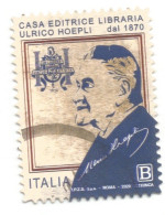 (REPUBBLICA ITALIANA) 2020, CASA EDITRICE LIBRARIA ULRICO HOEPLI - Serie Di 1 Francobollo Usato - 2011-20: Usados