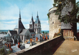 BLOIS  De La Terrasse Du Château, Vue Sur L'église St Nicolas. A Droite, La Tour Du Foix  4 (scan Recto Verso)MH2900 - Blois