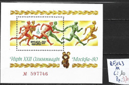 RUSSIE BF 143 ** Côte 10 € - Blocks & Sheetlets & Panes