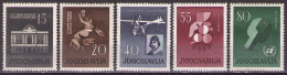 Yugoslavia 1960 - Significant Jubilees - Mi 930-934 - MNH**VF - Unused Stamps