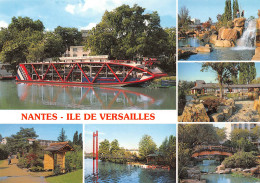 NANTES  Au Centre De Nantes, L'Ile De Versailles Et Les Bâteaux De L'Erdre   38 (scan Recto Verso)MH2903 - Nantes