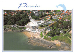 PORNIC  Vue Aérienne De La Plage De La Source Et Du Centre De Thalassothérapie   16 (scan Recto Verso)MH2906 - Pornic