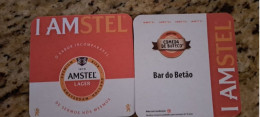 AMSTEL HISTORIC SET BRAZIL BREWERY  BEER  MATS - COASTERS #031 BAR DO BETÃO - Beer Mats