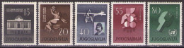 Yugoslavia 1960 - Significant Jubilees - Mi 930-934 - MNH**VF - Neufs