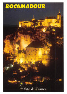 ROCAMADOUR   La Cité Médiévale La Nuit   10 (scan Recto Verso)MH2916 - Rocamadour