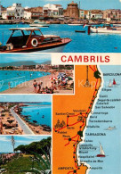 73482348 Cambrils Strand Strassenkarte Cambrils - Andere & Zonder Classificatie