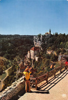 ROCAMADOUR   Vue Générale Panoramique Prise De La Route Du Château    31 (scan Recto Verso)MH2917 - Rocamadour