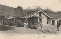 THEMES - TRANSPORTS - TRAMWAY TRAM - GARE STATION DE 88 GERARDMER - VOIR ZOOM - Tram