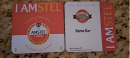 AMSTEL HISTORIC SET BRAZIL BREWERY  BEER  MATS - COASTERS #034 BAROA BAR - Sotto-boccale