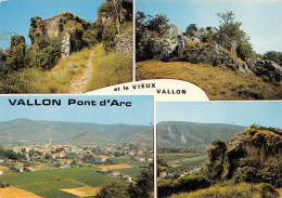VALLON PONT D'ARC Et Le Vieux Vallon   5 (scan Recto Verso)MH2921 - Vallon Pont D'Arc