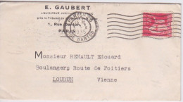 LIQUIDATEUR JUDICIAIRE  - LETTRE E. GAUBERT PARIS RUE DANTON + FLAMME - AILLITE BANQUE FRANNÇAISE D ESCOMPTE & ET BOURSE - Non Classificati