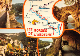 ARDECHE  Route Du Pont D'arc, Le Pont D'arc, Rocher De La Cathédrale, Défilé De Ruoms    28 (scan Recto Verso)MH2922 - Sonstige & Ohne Zuordnung