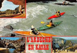 ARDECHE   Les Gorges De L'Ardèche    Descente En Kayak    44 (scan Recto Verso)MH2922 - Sonstige & Ohne Zuordnung