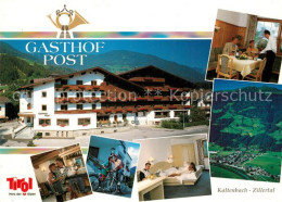 73482278 Kaltenbach Tirol Gasthof Post Fliegeraufnahme Kaltenbach Tirol - Altri & Non Classificati