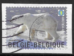Belgium 2009 MiNr. 3931  Belgien ANIMALS, Polar Bear(Ursus Maritimus), Polar Regions And Glaciers 1v Used 2.50 € - Autres & Non Classés