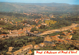 AUBENAS   Vue Générale Aérienne, Le Pont D'Aubenas Et Pont D'Ucel     29  (scan Recto Verso)MH2928 - Aubenas