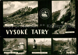 73481728 Vysoke Tatry Krivan Vodopad Skok Strbske Pleso Lanovka Na Skalnate Pies - Slovakia