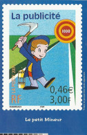 *CPM - Le Siècle Au Fil Du Timbre - Pub Le Petit Mineur - Briefmarken (Abbildungen)