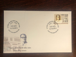 VIETNAM FDC COVER 2013 YEAR DOCTOR TIEN HEALTH MEDICINE STAMPS - Vietnam