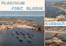 PLOEMEUR   Le Petit Port De Kerroch Et Le Fort Bloqué Devant La Plage      11  (scan Recto Verso)MH2937 - Ploemeur