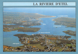 ETEL    La Rivière D'Etel : ETEL, Port Quen, Le Vieux Passage, Le Magouer, La Barre D'Etel 17   (scan Recto Verso)MH2941 - Etel