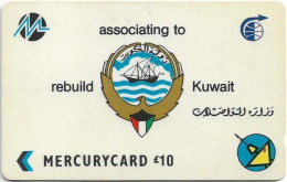 UK (Mercury) - Rebuild Kuwait - 31MERA - MER301C - Used - Mercury Communications & Paytelco