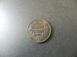 Luxembourg 2.5 Centimes 1870 - Luxemburgo