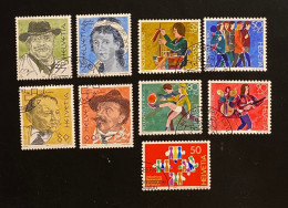 Schweiz 1990 Sondermarken 9 Werte 2 Komplette Sätze Gestempelt/o - Used Stamps