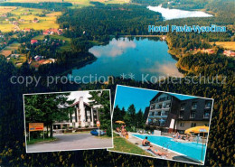 73481116 Vlachovice Hotel Pavla Vysocina Swimming Pool Fliegeraufnahme  - Czech Republic