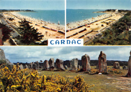 CARNAC   La Plage Et Les Alignements Mégalithiques    15 (scan Recto Verso)MH2947 - Carnac
