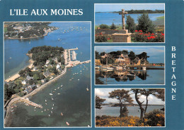 ILE AUX MOINES  Le Port Et La Plage, La Croix Devant L'église Et La Pointe Du Trech     30 (scan Recto Verso)MH2947 - Ile Aux Moines