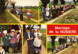 LAMOTHE-st-HÉRAY. Cpsm     - Les Petits Chagnes De Souvigné. Évocation Du Mariage De La Rosière.   (scans Recto-verso) - La Mothe Saint Heray