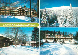 73481073 Karlova Studanka Kurhotel Sanatorium Winterlandschaft Altvatergebirge K - Tchéquie