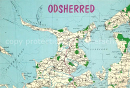 73481064 Odsherred Landkarte Odsherred - Denemarken