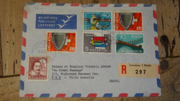 Enveloppe SUISSE, Lausanne 1957 ............ Boite1 .............. 240424-325 - Cartas & Documentos