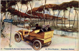 PC ADVERTISEMENT DION-BOUTON AUTOMOBILE (a57341) - Otros & Sin Clasificación