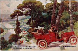 PC ADVERTISEMENT DION-BOUTON AUTOMOBILE (a57337) - Otros & Sin Clasificación