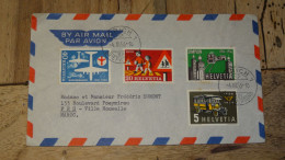 Enveloppe SUISSE, Zurich 1956 ............ Boite1 .............. 240424-326 - Storia Postale