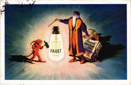 PC ADVERTISEMENT FAUST LIGHT BULB (a57291) - Werbepostkarten