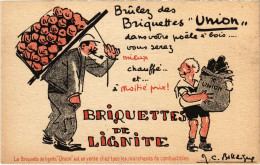 PC ADVERTISEMENT BRIQUETTES DE LIGNITE HEATING (a57286) - Pubblicitari