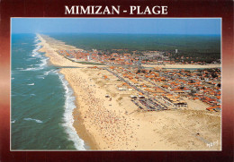 MIMIZAN PLAGE  Vue Aérienne Des Plages Sud Et Nord     16 (scan Recto Verso)MH2955 - Mimizan Plage