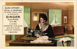 PC ADVERTISEMENT MACHINE A COUDRE SINGER SEWING (a57174) - Werbepostkarten